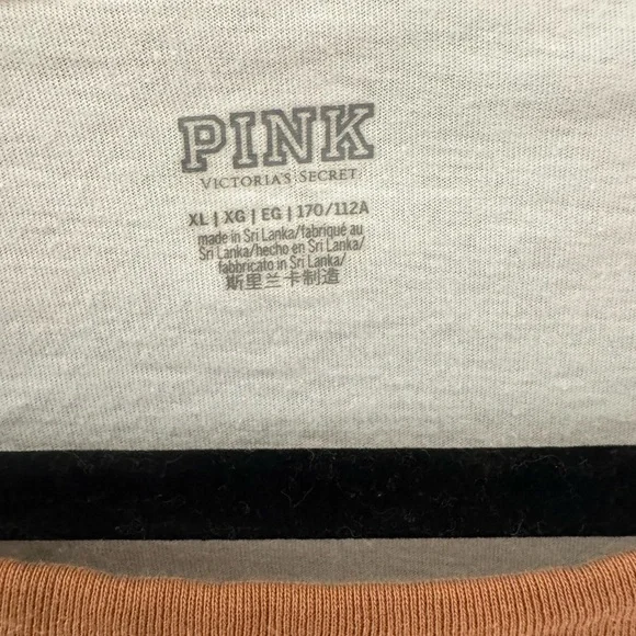 PINK Victoria's Secret White and Black T-Shirt - Picture 7 of 7
